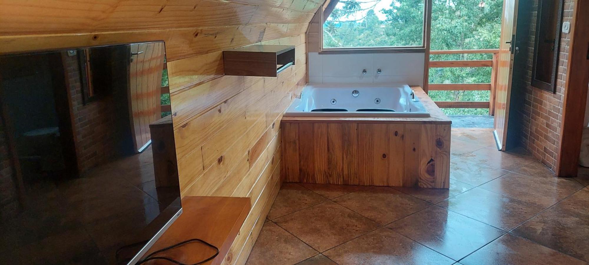 Chale Com Hidromassagem Da Vick Otel Campos do Jordao Dış mekan fotoğraf
